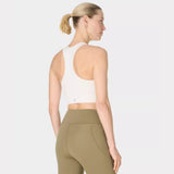 Sweaty Betty Stamina Soft Touch Voop Bra In Lily White