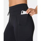 Sweaty Betty Therma Boost Heat Tech 7/8 Walking Leggings In Black