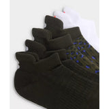 Sweaty Betty Workout Trainer Socks 3 Pack In Green Leopard Print