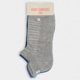 Sweaty Betty Workout Trainer Socks 3 Pack In Grey Marl / Blue Glacier / Blue