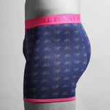 Swole Panda Bicycle Bamboo Boxers Pink Band