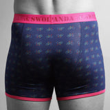 Swole Panda Bicycle Bamboo Boxers Pink Band