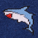 Swole Panda Blue Shark Bamboo Socks