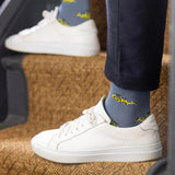 Swole Panda Digger Bamboo Socks In Yellow