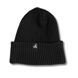 Swole Panda Organic Cotton Beanie In Black