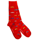 Swole Panda Red Classic Car Bamboo Socks
