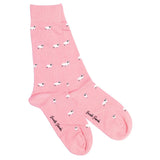 Swole Panda Sheep Socks in Pink