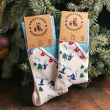 Swole Panda Ski Slope Bamboo Socks