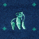 Swole Panda Spotted Bamboo Socks In Green