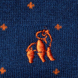 Swole Panda Spotted Orange Bamboo Socks