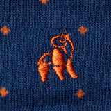 Swole Panda Spotted Orange Bamboo Socks
