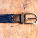 Swole Panda Woven Belt in Dark Blue