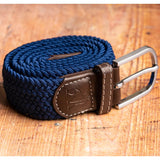 Swole Panda Woven Belt in Dark Blue