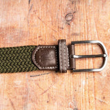 Swole Panda Woven Belt in Khaki