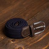 Swole Panda Woven Belt in Navy Fine Weave