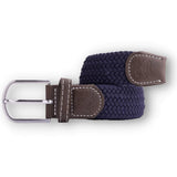 Swole Panda Woven Belt in Navy Fine Weave