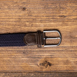 Swole Panda Woven Belt in Navy Fine Weave