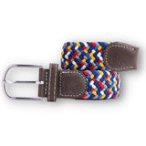 Swole Panda Woven Belt In Rainbow Zigzag