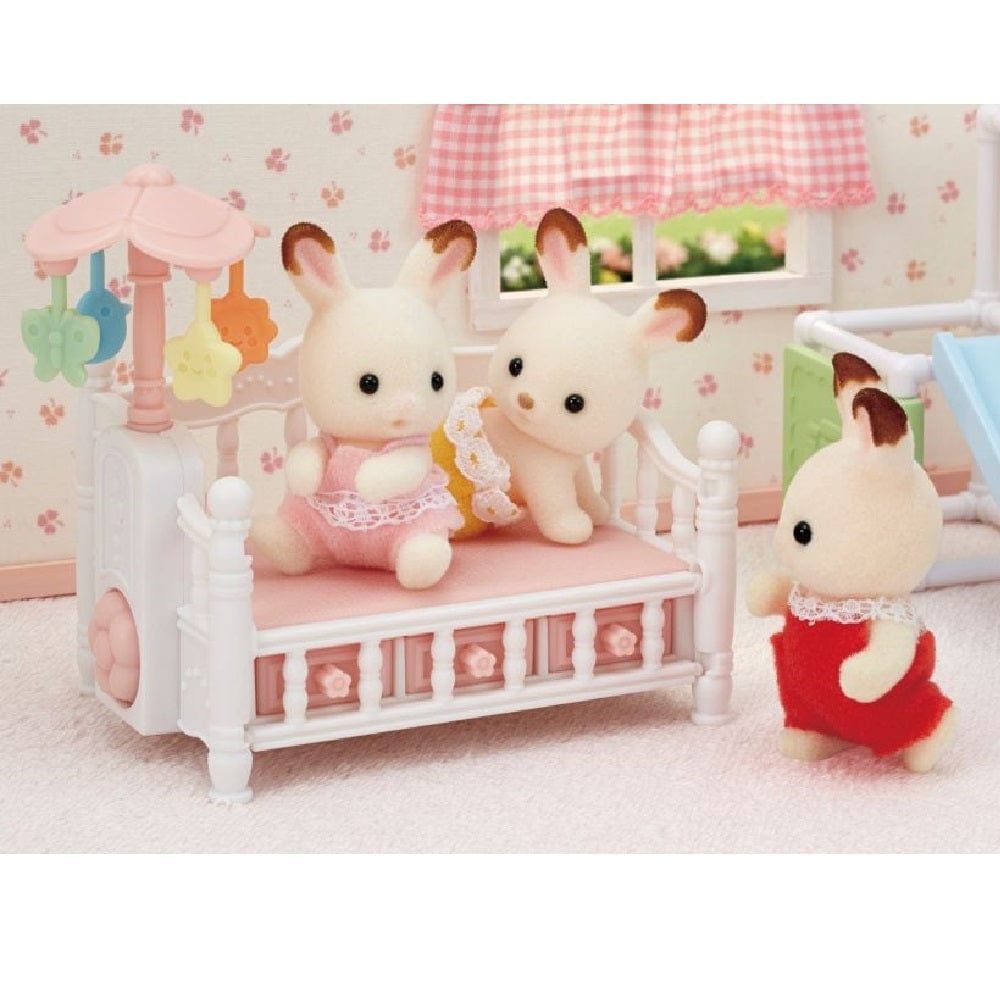 Sylvanian Families Crib with Mobile Triplets