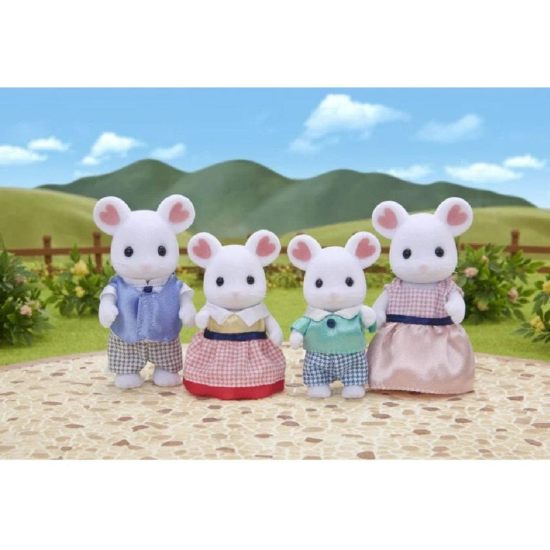 Sylvanian Families Marshmallow Mouse Family
