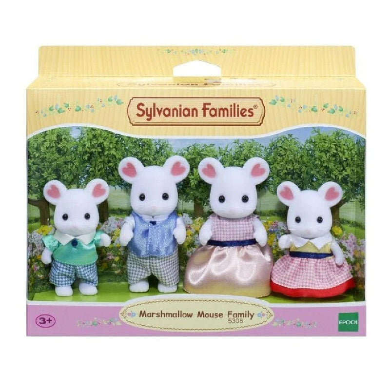Sylvanian Families Marshmallow Mouse Family