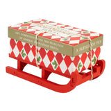Christmas Game - General Knowledge Trivia Christmas Mini Sleigh - 6.5cm