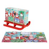 Santa 100 Piece Christmas Puzzle Mini Sleigh