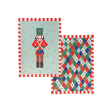 Talking Tables Christmas Nutcracker Cotton Tea Towels, Set of 2