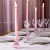 Talking Tables Dinner Candle In Pink