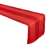 Talking Tables Fabric Table Runner In Red Stripe