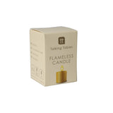 Talking Tables Flameless LED Wax Tealight Candle In Gold