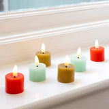 Talking Tables Flameless LED Wax Tealight Candle In Gold