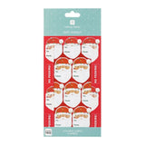 Talking Tables Fun Guy Santa Christmas Stickers - 70 Labels