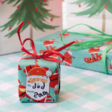 Talking Tables Fun Guy Santa Christmas Stickers - 70 Labels