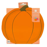 Talking Tables Halloween Pumpkin Shaped Plates, 8 per Pack