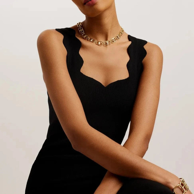 Ted baker scallop 2024 dress