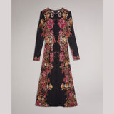 Ted Baker Analou Midi Dress With Baby Lock Seams