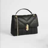 Ted Baker Ayahlin Puffer Quilted Leather Crossbody Bag Black
