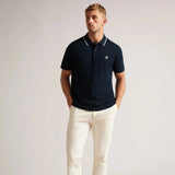 Ted Baker Camdn Short Sleeve Polo Shirt in Navy