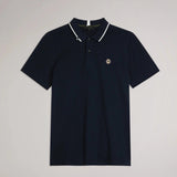 Ted Baker Camdn Short Sleeve Polo Shirt in Navy
