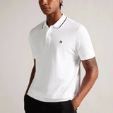 Ted Baker Camdn Short Sleeve Polo Shirt in White