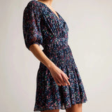 Ted Baker Casadee Smock Panel Wrap Mini Dress