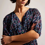 Ted Baker Casadee Smock Panel Wrap Mini Dress