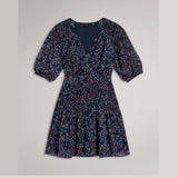 Ted Baker Casadee Smock Panel Wrap Mini Dress
