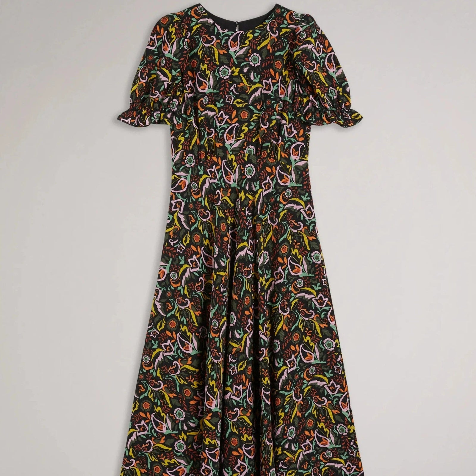 ted baker dabria dress Valetia Dip Hem Floral Pleated refined look Ted baker dabria floral -