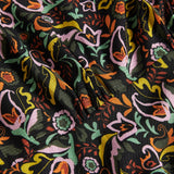 Ted Baker Dabney Floral Tea Dress With Puff Sleeve