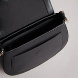 Ted Baker Darcell Branded Satchel Crossbody Bag Black