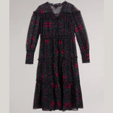 Ted Baker Ellyah Swing Midaxi Dress With Ruffle Tiers