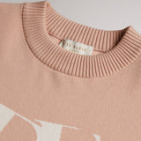 Ted Baker Elssiaa Branded Jacquard Knit Jumper