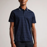Ted Baker Galton Plain Short Sleeve Polo Navy